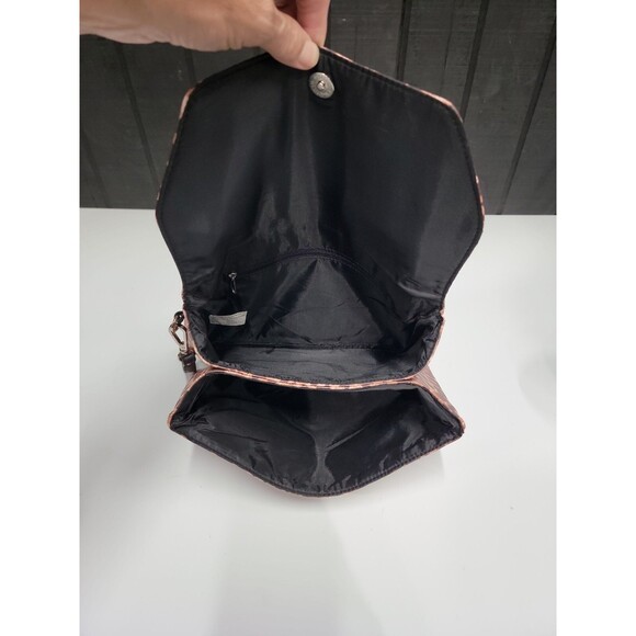 Y2K Leopard Clutch Bag Wallet Purse Handbag Statement Detachable Wrist Strap - Picture 5 of 14